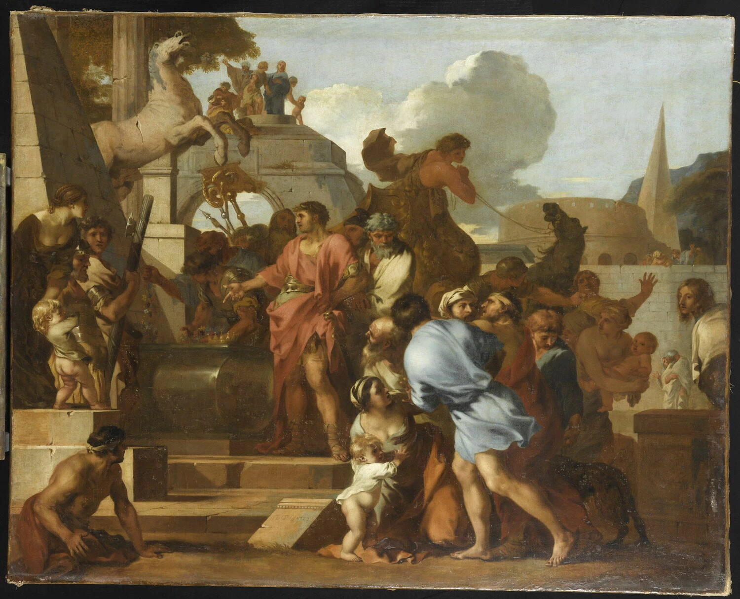 Augusto davanti alla tomba di Alessandro Magno - Louvre, Parigi